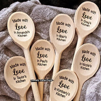 Personalized Baking Spoon Wood Spoon
