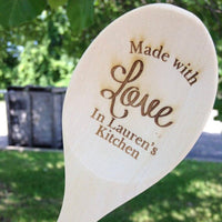 Personalized Baking Spoon Wood Spoon