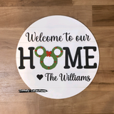 Mickey HOME Sign