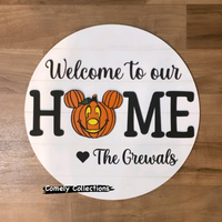 Mickey HOME Sign