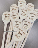 Personalized Baking Spoon Wood Spoon