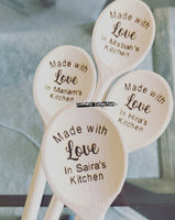 Personalized Baking Spoon Wood Spoon